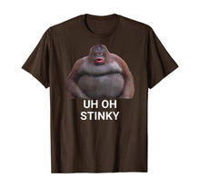 Load image into Gallery viewer, Uh Oh Stinky Poop Dank Memes Le Monke T-Shirt
