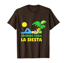 Load image into Gallery viewer, Spanish Yoga La Siesta T-Shirt Lazy Nap Wine Gift T-Shirt

