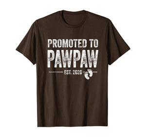 Promoted To Pawpaw 2020 Vintage Announcement Pregnancy TShirt450630