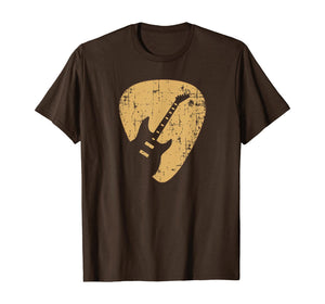 Vintage Guitar Pick New Gifts Guitarist Love Music T-Shirt