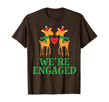 Load image into Gallery viewer, Funny shirts V-neck Tank top Hoodie sweatshirt usa uk au ca gifts for Christmas Engagement We&#39;re Engaged Reindeer Gifts T-Shirt 1115371
