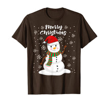 Load image into Gallery viewer, Funny shirts V-neck Tank top Hoodie sweatshirt usa uk au ca gifts for Christmas - Merry Christmas Snowman T-Shirt 911012
