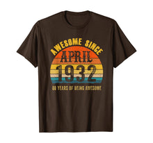 Load image into Gallery viewer, Vintage Retro April 1932 88th Birthday Gifts 88 Yrs Old TShirt355791
