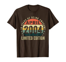 Load image into Gallery viewer, Vintage April 2004 Clothes 16 Years Old 16th Birthday Gifts TShirt314653
