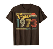 Load image into Gallery viewer, 47 Years Old Gift Vintage 1973 Limited Edition 47th Birthday TShirt402610
