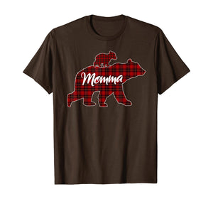 Funny shirts V-neck Tank top Hoodie sweatshirt usa uk au ca gifts for Red Plaid Momma Bear Buffalo Matching Family Pajama T-Shirt 1245206
