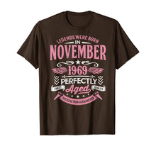 Load image into Gallery viewer, Funny shirts V-neck Tank top Hoodie sweatshirt usa uk au ca gifts for Legends Were Born In November 1969 50th Birthday Gift T-Shirt 217998
