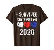 Load image into Gallery viewer, I SURVIVED TOILET PAPER PANIC 2020 Shirt Pandemic Flu Gift TShirt481494
