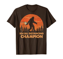 Load image into Gallery viewer, Social Distancing Champion Funny Bigfoot Toilet Paper TShirt53845
