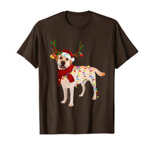 Load image into Gallery viewer, Funny shirts V-neck Tank top Hoodie sweatshirt usa uk au ca gifts for Santa Labrador retriever reindeer Light Christmas gifts T-Shirt 739416
