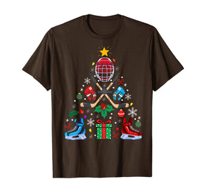 Funny shirts V-neck Tank top Hoodie sweatshirt usa uk au ca gifts for Funny Ice Hockey Christmas Ornament Tree Xmas Gift T-Shirt 1240867