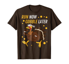 Load image into Gallery viewer, Funny shirts V-neck Tank top Hoodie sweatshirt usa uk au ca gifts for Run Now Gobble Later Thanksgiving Turkey Trot Gifts T-Shirt 765935
