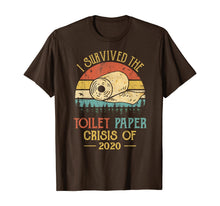 Load image into Gallery viewer, I Survived Toilet Paper Social Distancing 2020 Funny Vintage TShirt396128
