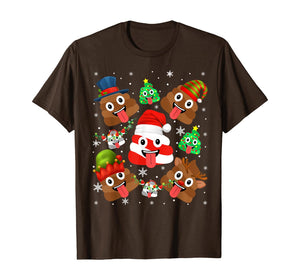 Funny shirts V-neck Tank top Hoodie sweatshirt usa uk au ca gifts for Poop Emojis Christmas Pajama Funny Xmas Family Matching Kid T-Shirt 1342854