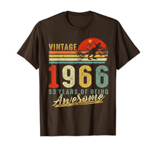 Load image into Gallery viewer, Vintage Retro 1966 53rd Birthday Gifts 53 Years Old Awesome T-Shirt
