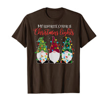 Load image into Gallery viewer, Funny shirts V-neck Tank top Hoodie sweatshirt usa uk au ca gifts for My Favorite Color Is Christmas Lights Three Gnomes T-Shirt 169273
