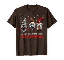 Load image into Gallery viewer, Funny shirts V-neck Tank top Hoodie sweatshirt usa uk au ca gifts for Three Gnomes In Red Christmas Just Hanging With My Gnomies T-Shirt 526093
