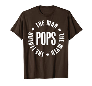 Funny shirts V-neck Tank top Hoodie sweatshirt usa uk au ca gifts for Pops The Man The Myth The Legend T-shirt 1738690