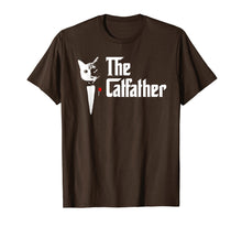 Load image into Gallery viewer, The CatFather T Shirt, Father Of Cats T Shirt, Funny Cat Dad
