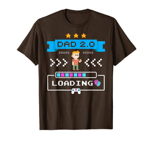 Funny shirts V-neck Tank top Hoodie sweatshirt usa uk au ca gifts for Gamer Dad 2.0 Loading Dad Again Shirt Cute 2nd Time Dad Gift 1742912