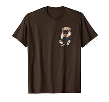 Load image into Gallery viewer, Dog In Your Pocket Tshirt Pug Shirt
