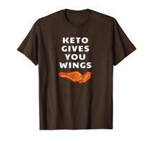 Load image into Gallery viewer, Funny shirts V-neck Tank top Hoodie sweatshirt usa uk au ca gifts for Funny Keto Shirt - Ketogenic Diet Chicken Wings T-Shirt Tee 2606469
