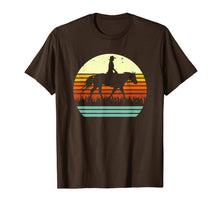 Load image into Gallery viewer, Western Horse and Rider Retro Style T-Shirt 885367
