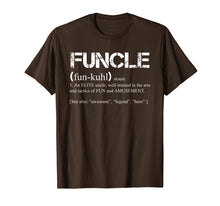 Load image into Gallery viewer, Mens Mens Funcle Definition T-shirt Funny Gift For Uncle Present
