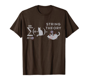 String Theory Cat Yarn Color TShirt For Women Men