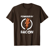 Load image into Gallery viewer, Funny shirts V-neck Tank top Hoodie sweatshirt usa uk au ca gifts for Powered by Bacon T-Shirt Funny Bacon Lovers Shirt Tee Gifts 1456090
