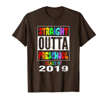 Load image into Gallery viewer, Straight Outta Preschool T-Shirt Funny Graduation
