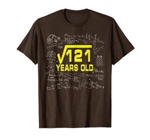 Funny shirts V-neck Tank top Hoodie sweatshirt usa uk au ca gifts for Math Square Root Of 121 11 Year Old 11th Birthday Tshirt 1803753