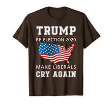Load image into Gallery viewer, Funny shirts V-neck Tank top Hoodie sweatshirt usa uk au ca gifts for Trump 2020 Shirt I Voted Trump Flag Tee MAGA Shirt 1597853
