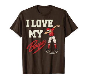 Funny shirts V-neck Tank top Hoodie sweatshirt usa uk au ca gifts for I Love My Boys Baseball Gift Shirt for Mom, Dad BZR 2351675
