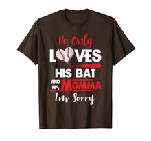 Load image into Gallery viewer, Funny shirts V-neck Tank top Hoodie sweatshirt usa uk au ca gifts for He Only Loves His Dad And His Momma I'm Sorry T- Shirt 2938011
