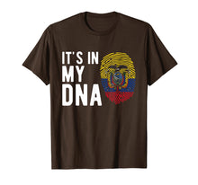 Load image into Gallery viewer, Funny shirts V-neck Tank top Hoodie sweatshirt usa uk au ca gifts for It&#39;s in my DNA Ecuador Flag Ecuadorian Gift T-Shirt 2284118
