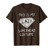 Load image into Gallery viewer, This Is My Lazy Superhero Costume T-Shirt Cute Halloween Tee
