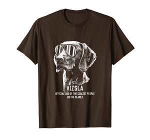 Funny shirts V-neck Tank top Hoodie sweatshirt usa uk au ca gifts for Vizsla Official Dog of the Coolest Pup Lovers T-Shirt 1453321