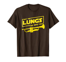 Load image into Gallery viewer, Funny shirts V-neck Tank top Hoodie sweatshirt usa uk au ca gifts for May The Lungs Be With You t-Shirt Funny Trumpet Player shirt 2506820
