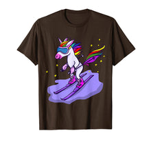 Load image into Gallery viewer, Funny shirts V-neck Tank top Hoodie sweatshirt usa uk au ca gifts for Cute Skiing Unicorn Short Sleeve T-Shirt Skiers Gifts Tee 2600765
