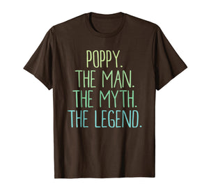 Funny shirts V-neck Tank top Hoodie sweatshirt usa uk au ca gifts for Mens Poppy The Man The Myth The Legend Shirt Poppy Shirt 1956392