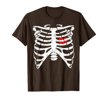 Load image into Gallery viewer, Funny shirts V-neck Tank top Hoodie sweatshirt usa uk au ca gifts for Skeleton Ribcage With Heart Funny Halloween Costume T-Shirt 1152322
