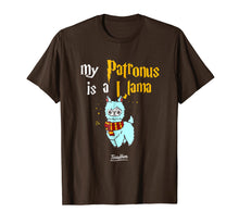 Load image into Gallery viewer, My Patronus Is A Llama Love Funny Llama Lover Stuff T Shirt
