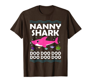 Funny shirts V-neck Tank top Hoodie sweatshirt usa uk au ca gifts for Nanny Shark T-Shirt Doo Doo Funny Baby Mommy Kids Video Tee T-Shirt 590880