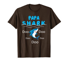 Load image into Gallery viewer, Funny shirts V-neck Tank top Hoodie sweatshirt usa uk au ca gifts for Papa Shark Doo Doo Doo Shirt Dad Birthday Gifts 1146201
