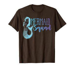 Funny shirts V-neck Tank top Hoodie sweatshirt usa uk au ca gifts for Mermaid Squad Shirt Mermaid Birthday Party Matching T-shirt 1659620