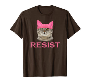 Funny shirts V-neck Tank top Hoodie sweatshirt usa uk au ca gifts for Resist Persist Protest Cat Hat T-Shirt 1375075