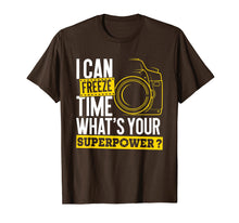 Load image into Gallery viewer, Funny shirts V-neck Tank top Hoodie sweatshirt usa uk au ca gifts for I Can Freeze Time Superpower - Photographer Camera T-Shirt 1187826
