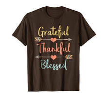 Load image into Gallery viewer, Funny shirts V-neck Tank top Hoodie sweatshirt usa uk au ca gifts for Grateful Thankful Blessed Shirt Thanksgiving Shirt 1166110
