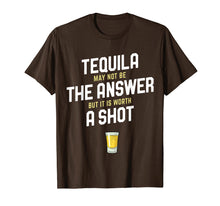 Load image into Gallery viewer, Funny shirts V-neck Tank top Hoodie sweatshirt usa uk au ca gifts for Tequila May Not Be The Answer But Its Worth a Shot Shirt 28700422
